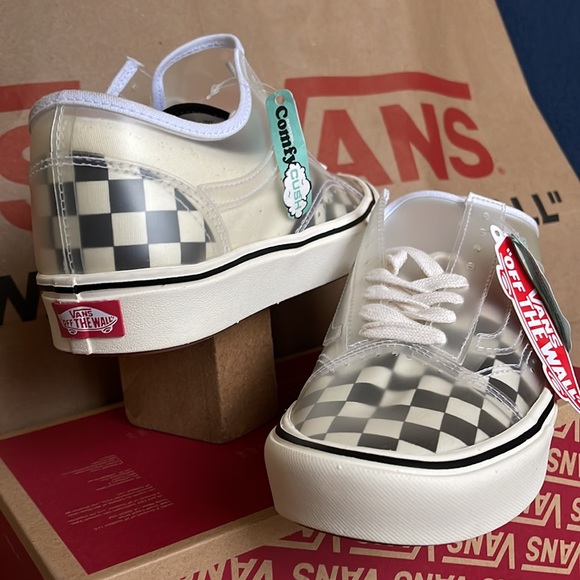 Vans Comfycush Slip-Skating Checkerboard Black/White WMNS - Picture 10 of 16
